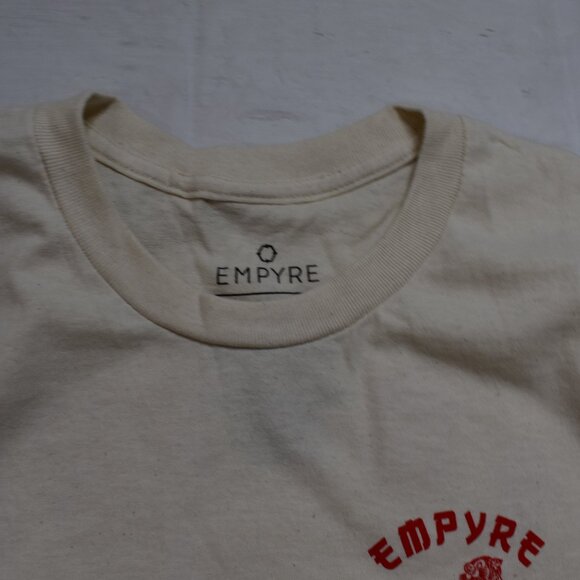 Empyre Mens Living In Paradise Tiger Cream Shirt New - Picture 4 of 5